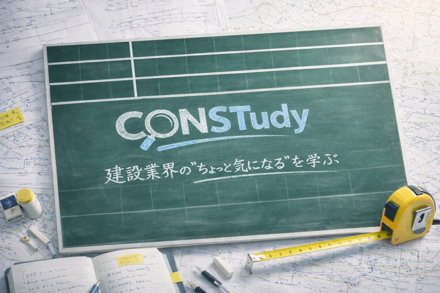 CONSTudy 建設業界の”ちょっと気になる”を学ぶ