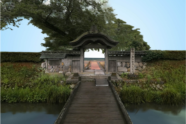 XGRIDSにより取得した3DGSデータ（福井県/一乗谷朝倉氏遺跡）